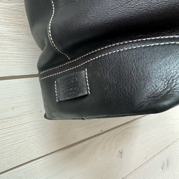 Coach Black Leather Tote Bag – Style No. A05S-6491 - Picture 8 of 16